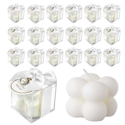 Cmoott 20 Pcs Small Bubble Candles Elegant Party Favors Bulk