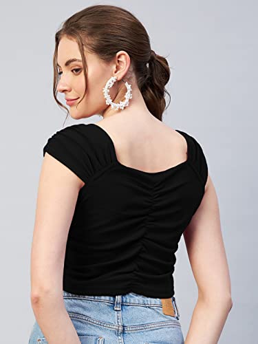 Image of Marie Claire Women's Solid Slim Fit Blouse