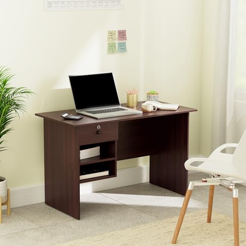 Image of Amazon Brand - Solimo Triumph Engineered Wood Study Table (Wenge Finish)