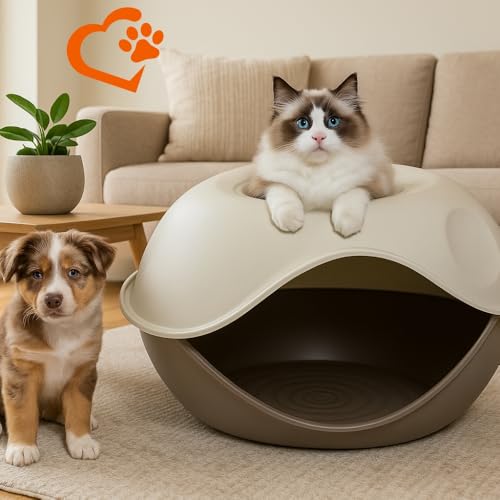 Katzenhaus Outdoor Hundehütte Katzenhaus Indoor Hundehaus Hundehütte Katzen Haus Katzenhütte Outdoor Wurfbox Katze Katzenhöle Katzenversteck