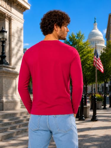 Image of London Hills t Shirt for man | Solid Henley t Shirts for Mens | Casual Wear Tshirt for man | Shirts Men | Tshirt Shirts Men | Full Sleeve t Shirt for Men's | Mens tees | t-Shirts Stylish Everyday Use