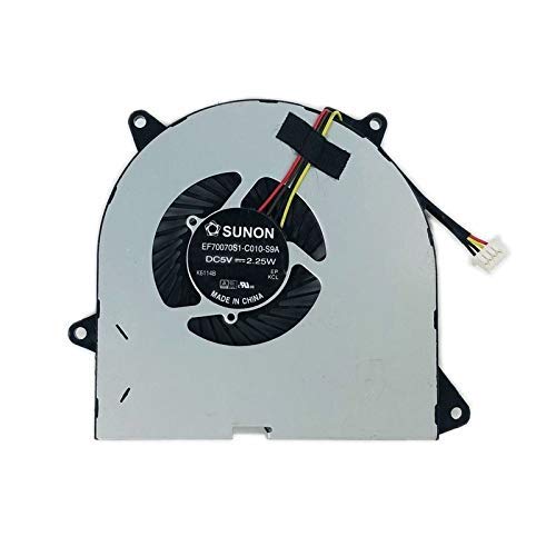 WEI AI Ventola di raffreddamento CPU di ricambio per Lenovo IdeaPad 100 15 110 100-14IBD 100-15IBD 110-14AST 110-15ACL EF70070S1-C010-S9A