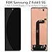 AMOLED for Samsung Galaxy Z Fold 3 5G Screen Replacement for Galaxy Z Fold 3 5G LCD Screen for SM-F926 F926B F926U Display Touch Digitzer Full Assembly Repair Part Kit(Black Outer Small Front)