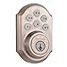 Kwikset 99100-044 SmartCode ZigBee Touchpad Smart Lock featuring SmartKey, Satin Nickel, Works with Alexa
