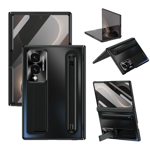 Coque Samsung Galaxy Z Fold8 rigide antichoc porte-stylet verre intégré noir