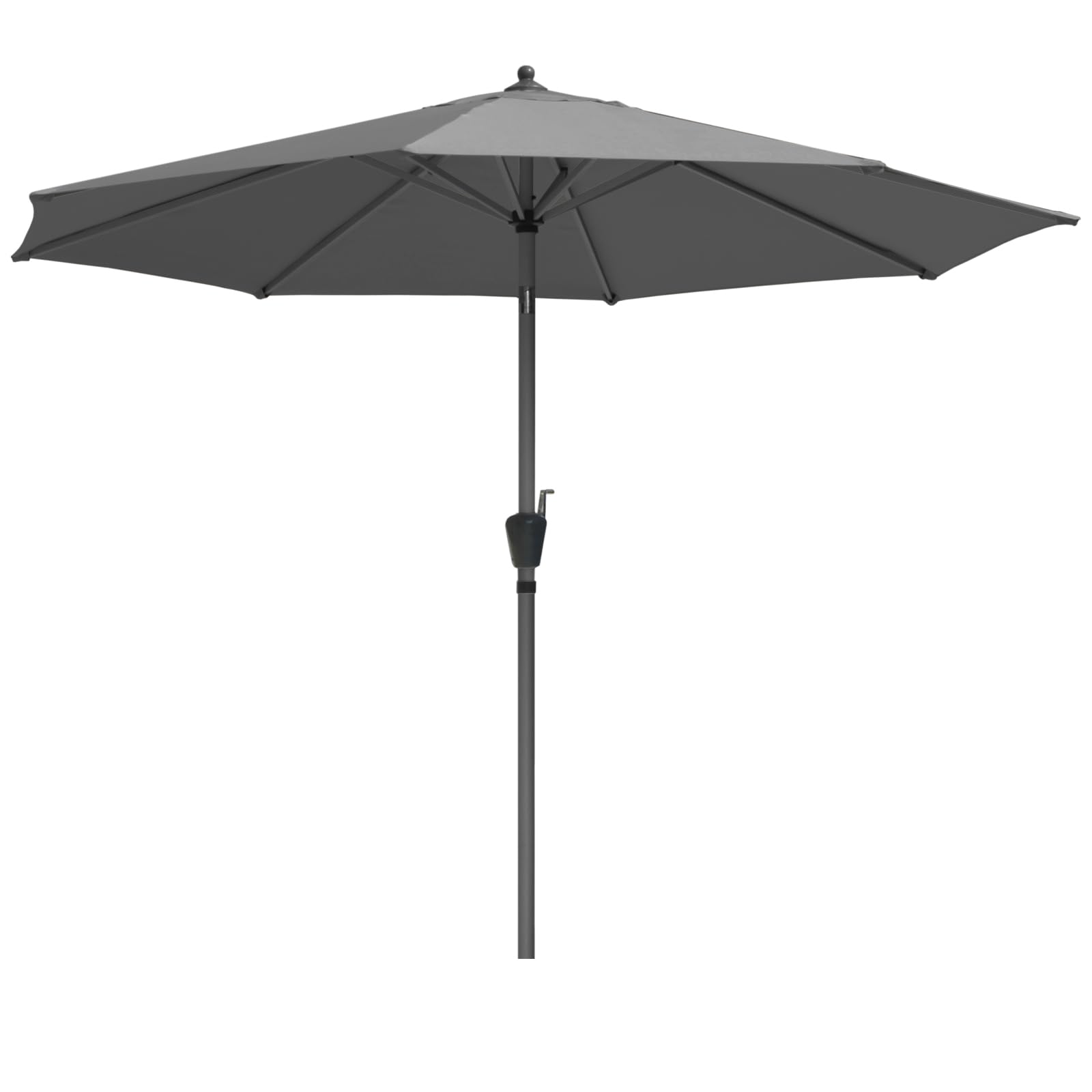 RANSENERS Kippbarer Sonnenschirm 300 cm, Beidseitig um 30° Knickbar, 8 Streben, Verdickter Gewebe, UV50+, für Garten, Balkon, Terrasse, im Freien