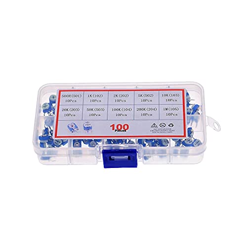 RM063 potentiomètre horizontal compact de 100pcs pour kit DIY de précision