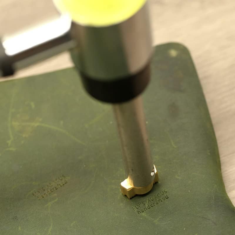 Miniatura 6 de Sello de cuero con logotipo personalizado, Herramienta de cuero estampado de acero de mano, Herramientas de tallado de estampado, Grabado en relieve