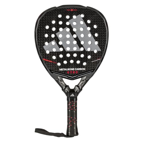 adidas Metalbone Carbon 2026 - Pala de pádel Negra, 453 g