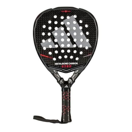 adidas Metalbone Carbon 2026 - Pala de pádel Negra, 453 g