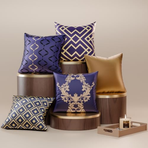 Image of Stoa Paris Cushion Cover Set of 5, Home Decor for Sofa, Bed & Living Room, Digital Printed Cushion Cover 16 Inch x 16 Inch, Soft Touch Finish, Hidden Zip Closure, Ophelia's Legacy - Ophelia