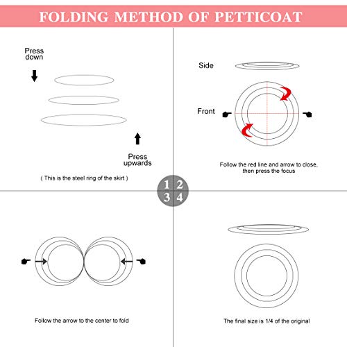 Women’s Crinoline 6 Hoop Skirt Petticoat for Women Petticoat for Wedding Dress Underskirt Ball Gown Bridal4