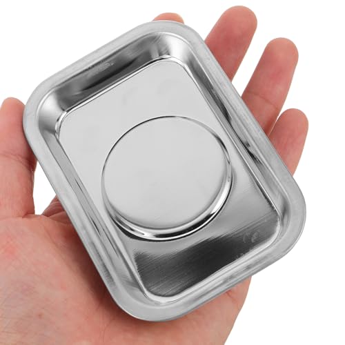 Bandeja magnética resistente para pernos y tuercas con doble pieza de acero 5