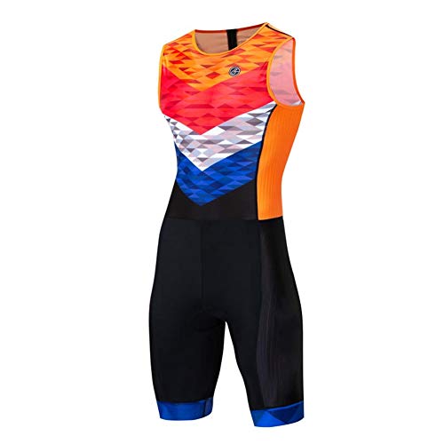 TZTED Ciclismo Hombres para Triatlón Mono Compresivo Duatlón Running Natación Ciclismo para...