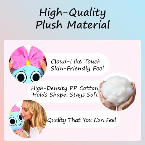Dandy's World Plush, Dandy's World Plushies Poppy, Adorable Collectible Plush Toy Gift for Fans, Huggable Stuffed Doll for Room Decor, Birthday Party Supplies — view 2