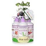 Little Twig All Bubble Bath Plus Shampoo Plus Detangler Plus Soft Washcloth and Tub Toy Gift Set, Calming Lavender, 2.18 Pound