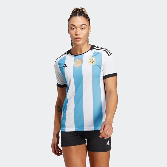 Miniatura 2 de adidas Camiseta de fútbol adidas para mujer Argentina 2022 de 3 estrellas