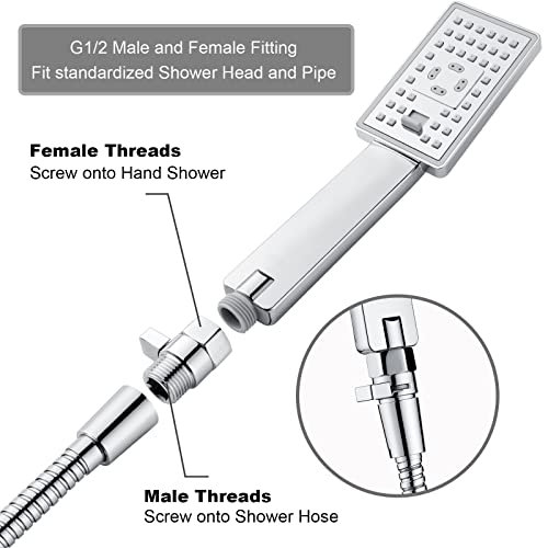Cabezal de Ducha de Mano con 9 Ajustes BRIGHT SHOWERS miniatura 6