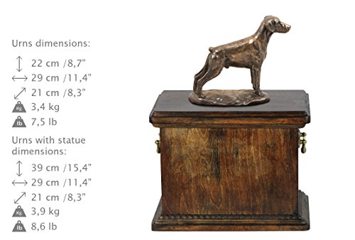 Urne pour Doberman non recadré, statue souvenir pour surmonter le deuil - 4