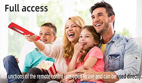 Image of Silicon Protective Case Cover Compatible with Samsung Smart TV Remote Control 2022 TM2280E QLED TV BN68-13897A (Remote Not Included) - Red