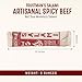 Foustman's Salami Spicy Beef Artisanal, Naturally Uncured, No Pork, 8 Oz