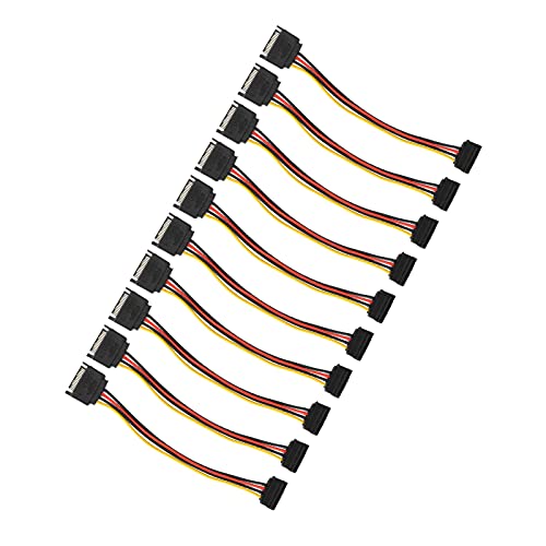 Cable Extensión SATA Power HDD SSD Ángulo 90 Grados