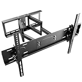 RICOO TV Wandhalterung Fernseher Halterung R28-XL schwenkbar neigbar für 40-65 Zoll Fernsehhalterung Wand universal smart flach Curved Wandhalter bis 75 kg VESA 600 (400) x 400 mm