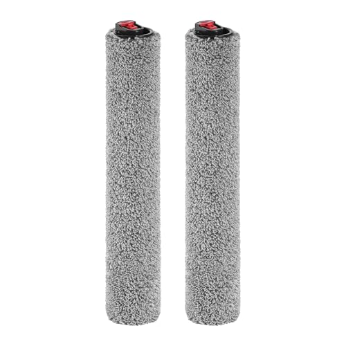 Image of Leemone E25 Replacement Roller Mop for eufy E25 /E28 / S1 / S1 Pro / S2 Omni | 2 Pack E25 Roller Mop for Hardwood Tile Marble Carpet Floors, Soft Microfiber Roller Mop, Washable & Reusable, Easy Install
