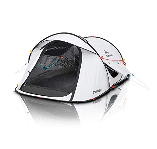 Believe in yourself Tent Outdoor Camping Tent, 2/3 People, Fully Automatic Quick Opening, Light Black Fabric, Waterproof Sunscreen Waterproof, Suitable for Picnic Beach Park Lawn Camping (Size : S)