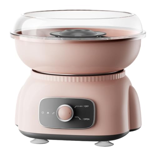 MORLU わたがし機 全自動わた菓子機業務用綿家庭用 110Vステンレス鋼 わたあめ機 ワンボタンスタート 簡単操作 手入れが簡単 こどもの日 誕生日プレゼントキッチン家電 調理器具 業務用厨房機器 メーカー お作り (ブラウン)