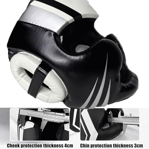 Protège-tête boxe sparring léger équipement de protection arts martiaux - 5