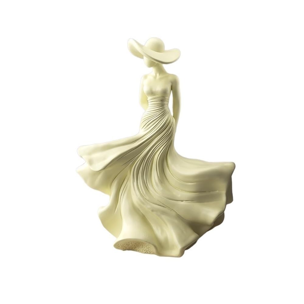 Wqqyu6hkf One Color Table Decorations Character Art Ornaments High-Grade Resin Sculptures Living Room Study Porch Wine Cabinet Home Accessories Art Statue
