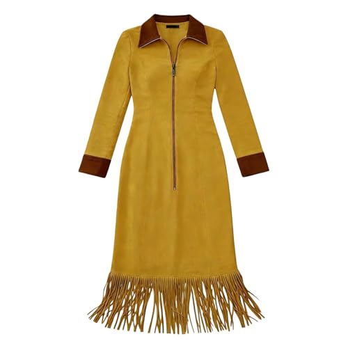 Vestido bohemio de vaquera transpirable y sin mangas 6