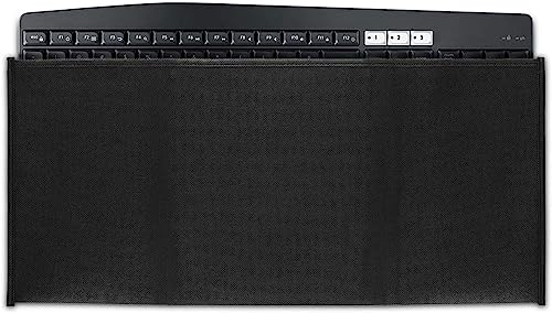 Image of Jesra Dust Productive Bag Case Sleeve Pouch for Universal Keyboard, Logitech /Razer /Das /Havit /Apple Magic Keyboard Protector, Wireless /Wire Computer /Gaming PC Keyboard Dust Cover-Black