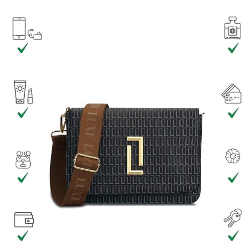 Image of Lavie Luxe Women's Mono Candy 2 Compartment Medium Solid Sling Bag | Ladies Purse Handbag | Ladies Gift