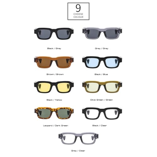 Lunettes de soleil style rétro aux finitions rivets de qualité supérieur