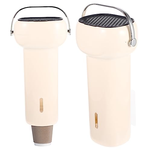 BRIGHTFUFU Wall Mounted Cup Dispenser No Drilling Easy Install Cup Holder for Home Kitchen Office and Restaurant Convenient Storage