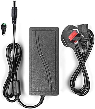 LED Transformer 12V 5A 60W Power Supply AC/DC for LED Strip Power Adapter Supply Driver with IEC Connector Power Cord for 5050 2835 SMD LED Strips Light Strip, Kettle Form