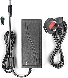 LED Transformer 12V 5A 60W Power Supply AC/DC for LED Strip Power Adapter Supply Driver with IEC Connector Power Cord for 5050 2835 SMD LED Strips Light Strip, Kettle Form