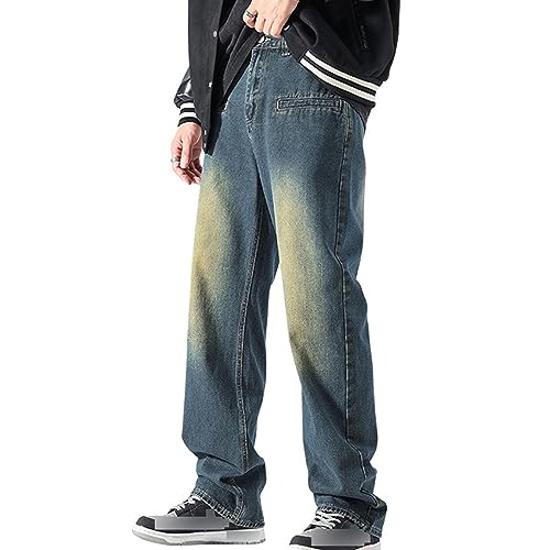 Pantalons Regular Fit Jeans Homme : Dites Adieu à l'Inconfort avec le Style Vintage
