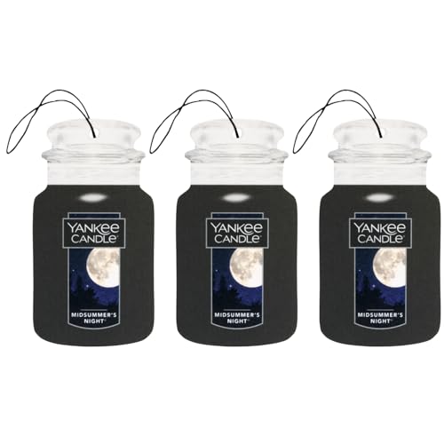 Yankee Candle Paper Car Jar Midsummer Night (Pack of 3)