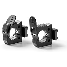 Quick Release Rubber Clamp for MOLLE Panel - MOLLE Accessories Adapter Mount for Shovel, Axe, and Tools, 2-Pack