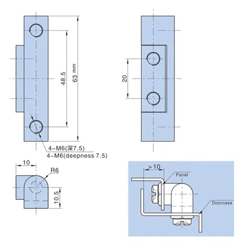 Interrupteur d'alimentation boîtier commande amovible pour armoire de distribution - 3