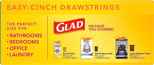 Glad TU_32554 Trash Bags, Medium Drawstring Garbage Bags thumb #8