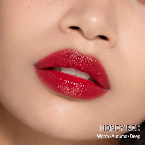 Etude House Dear Darling Water Gel Tint Ice Cream (RD308 Honey Red) (21AD) | Lebendige, farbenfrohe Lippentönung mit Mineralien aus Seifenbeerenextrakt