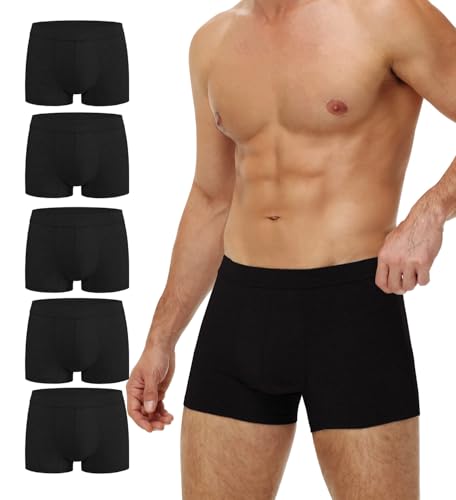 Image of Battewa Incontinence Underwear for Men 50ml Light Absorbent | Urine Leak Proof Boxer Briefs Washable Male Protective Underwear Cotton Bladder Leakage Waterproof Trunks Soft Breathable