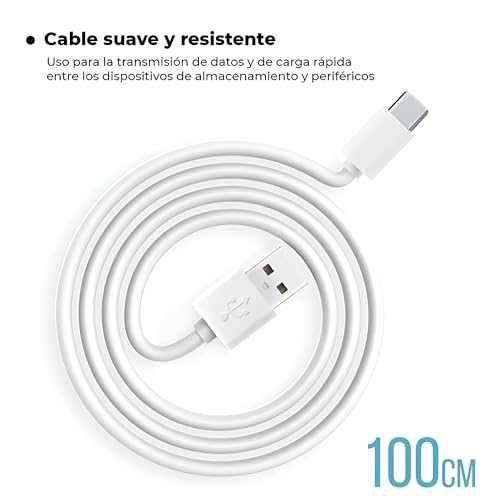 Image of ZYBUX Vivo 80W Flash Charge USB Type C Cable Compatible With Vivo,V23 5G,V23 Pro,V25,V25,V25 Pro,V25E,V27,V27 Pro,Y35,X50 Pro,Y73,V21E,V20,V21,V21 Pro T1,iQOO Neo 7,6,Z3,Z5,Z6 44W Flash Charger USB-C,White,100cm