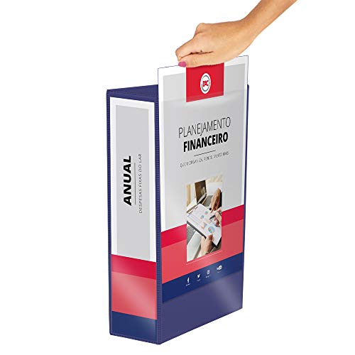 Fichario Universitario 4 Argolas Azul, DAC, Fichario Universitario 4 Argolas Azul 7060AZ, Azul, 7060