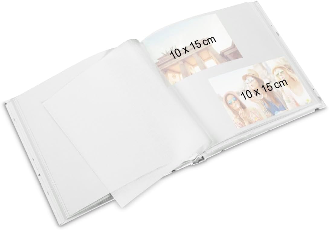 Hama To The Moon Book Album, 25 x 25 cm, 50 Pages, Max: 100 Photos 10 x 15 cm, standard, Multi-Coloured