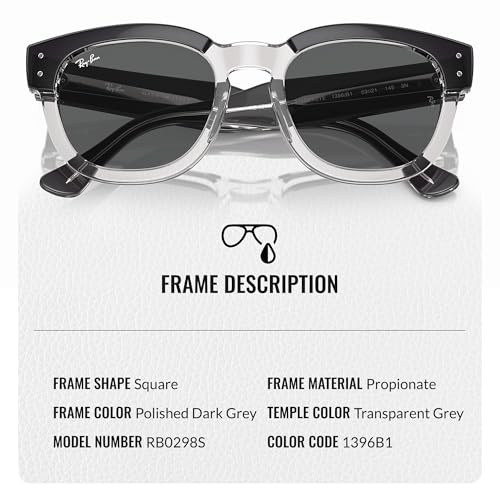 Ray-Ban RB0298S MEGA HAWKEYE Square Shaped Sunglasses for Men & Women with Official RAYBAN Eyewear Kit3